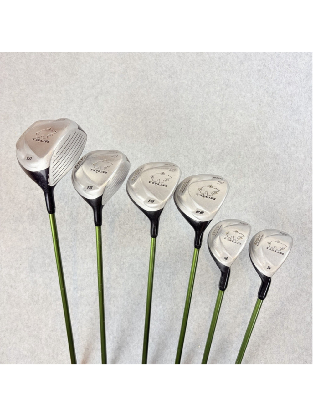 Golden Bear TOUR Forged Golf Club Set 10 15 18 22 4 5 RH Reg Flex Hybrid Woods